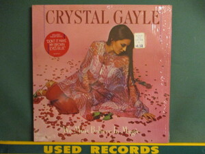 Crystal Gayle ： We Must Believe In Magic LP (( 「Don't It Make My Brown Eyes Blue」収録 / 落札5点で送料当方負担