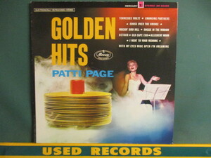 Patti Page ： Golden Hits LP (( Tennessee Waltz テネシーワルツ / 落札5点で送料当方負担