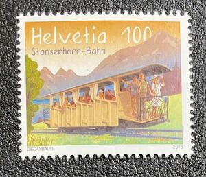 スイス　シュタンザーホルン鉄道125年　1種完　未使用 NH