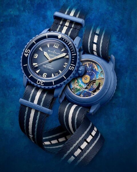 Blancpain Swatch Bioceramic Scuba Fifty Fathoms Atlantic Ocean 新品