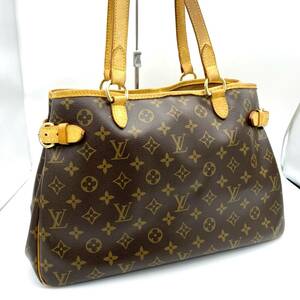 HY1205■LOUIS VUITTON ルイヴィトン モノグラム バティニョール オリゾンタル SD0075 ショルダーバッグ ハンドバッグ レディース ブラウン