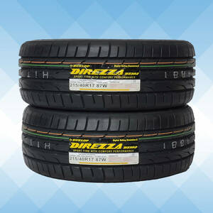 215/40R17 87W XL DUNLOP ダンロップ ディレッツァ DIREZZA DZ102 23年製 送料無料 2本税込 \22,400より 1