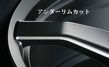 ブレスト バーンズテック V-05 アルミホイール 1本(19×7.5J 5-100 INSET50 セミグロスブラック)トレジア P120 BLEST Bahns Tech V-05_画像3