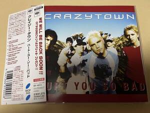 CRAZY TOWN/国内盤/HURT YOU SO BAD/ミクスチャー/JESSE/RIZE/THE BONEZ