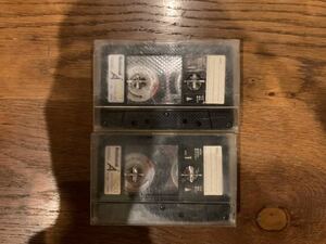 使用済　National ハイポジション　カセットテープ 46 DU 2本セット ナショナル　オングローム
