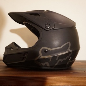  モトクロス オフロード ヘルメット FOX DOT CERTIFIED SNELL FIM公認 特選 Sサイズ 55cm 56cmの画像3