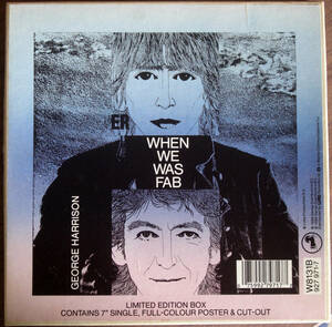 英ORIG 7”BOX　★　GEORGE HARRISON ～　WHEN WE WAS FAB ★　