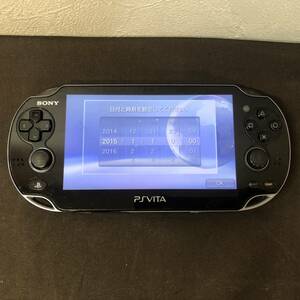 ●【MH-6309】 中古品 SIE ソニー PSvita PCH-1100 ブラック 本体のみ 初期化済み【レターパックプラス可】