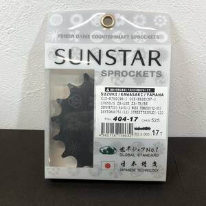 *[MH-6390] unused goods SUNSTAR Sunstar front sprocket number number :17 404-17 CHAIN:525[ letter pack post service plus possible ]