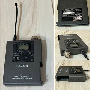 ☆ SONY ソニー☆ワイヤレスマイク☆送信機 WRT-850☆UHF SYNTHESIZED TRANSMITTER ワイヤレストランスミッター ☆②