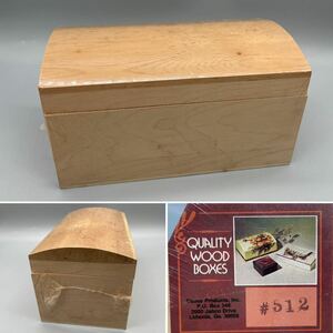 ☆未開封品☆QUALITY WOOD BOXES☆木箱☆木製☆道具箱☆約22.8㎝×約12.5㎝×高さ約12.5㎝