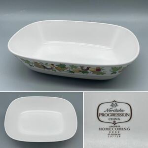 ☆Noritake ノリタケ PROGRESSION CHINA☆HOMECOMING 9002☆盛皿☆グラタン皿☆深皿☆洋食器☆フルーツ柄