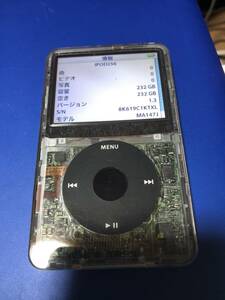 iPod Classic 第5世代256GBスケルトン電池新品