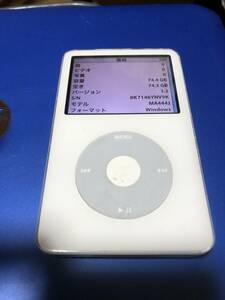 iPod Classic第5.5世代改80GB 電池元気