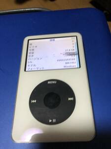 iPod Classic第5世代30GB 液晶欠陥　電池元気