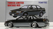 トミカリミテッド改 1/64 トヨタ カローラレビン AE86(黒) ロンシャン アルミ 深リム 街道レーサー 頭文字D 湾岸 JDM D1 スタンス ドリフト_画像6