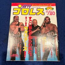 週刊プロレス◆1984年11月20日号◆No.68◆ウォリアーズ◆マクマホン◆サンマルチノ◆佐山聡_画像1