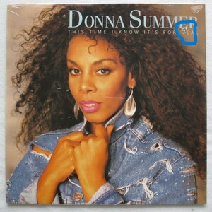 MINT シールド未開封◇12：US◇ DONNA SUMMER / THIS TIME I KNOW IT'S FOR REAL ※パンチホール有り