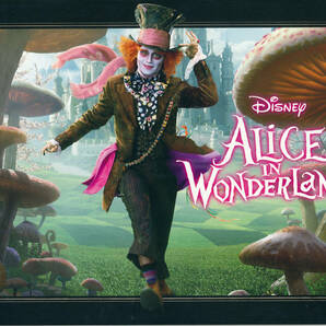 パンフレット　アリス イン ワンダーランド　AlICE IN WONDERLAND　ミア・ワシコウスカ　ジョニー・デップ　アン・ハサウェイ