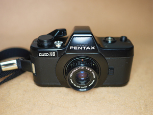 PENTAX auto110 + Canon 110ED 動作110カメラの2台　