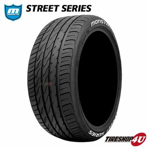 2023年製 MONSTA STREET SERIES 205/45R17 205/45-17 RWL 4本SET モンスタ ストリート ホワイトレター ラジアルタイヤ 4本セット