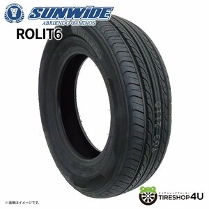 2023年製 SUNWIDE ROLIT6 185/70R14 185/70-14 88H サンワイド 輸入ブランドタイヤ ロリット6 新品 4本送料税込16,398円~