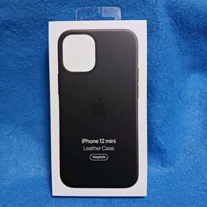 【純正未使用正規品】iPhone 12 mini レザーケース MagSafe黒