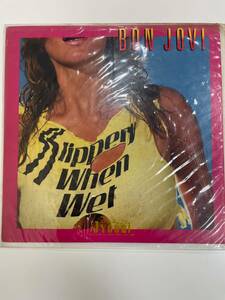 ◇◆13658　Bon Jovi ボンジョヴィ LP盤　12インチ　Mercury(28PP-1025) Slippery When Wet ワイルド・イン・ザ・ストリーツ 洋楽ロック 