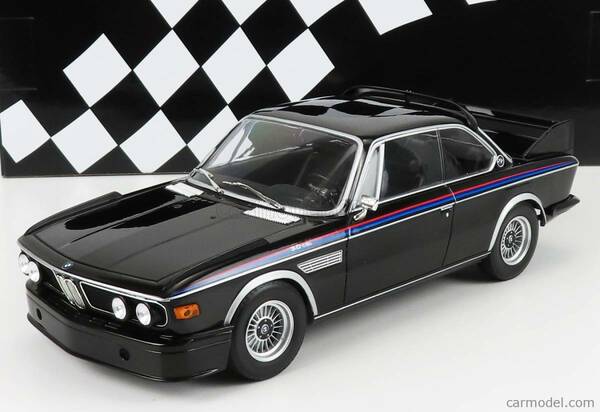 新品 ミニチャンプス MINICHAMPS BMW 3.0 CSL 1973 ブラック 1/18