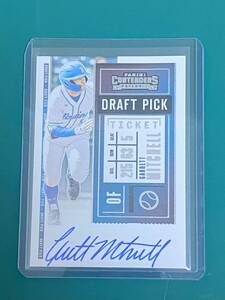 直筆サイン MLB 2020 PANINI CONTENDERS BASEBALL ｜Garrett Mitchell auto｜Brewers