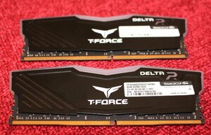 DELTA T-FORCE デスクトップ用 PCメモリ DDR4-3200- 8GB (2点 )