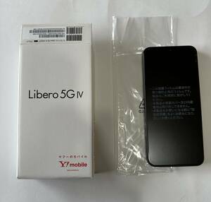 Y!mobile ZTE A302ZT Libero 5G IV Black 利用制限:〇 使用感なし