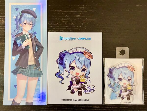 星街すいせい シンガポール ホロライブ 限定 アクリルスタンド シール しおり