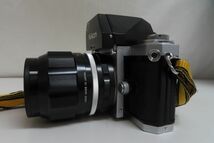 4064/cr/12.21 Nikon F アイレベル 709万台 シルバー ボディ ニコン +NIKKOR-P Auto 105mm F2.5（88639）_画像4