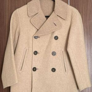 秋冬 学生 社会人 ランドワーズ アウター Pコート ミドルコート レディース 防寒 ベージュ フリーサイズ