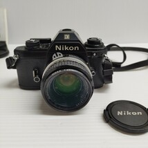 NA★1円〜 Nikon ニコン フィルムカメラ EM マニュアルフォーカス 一眼レフ レンズ nikkor 50mm f/1.8 動作未確認_画像2