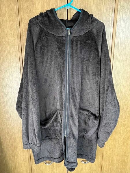 FULLCOUNT Furry Fleece Hoodie Coat