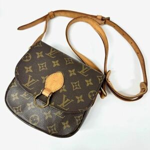 仙53 LOUIS VUITTON M51244 ミニサンクルー モノグラム ルイヴィトン ショルダーバック レディース ブラウン