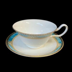 仙9【カップ＆ソーサー】WEDGWOOD カーゾン ピオニー ティー コーヒー カップ ソーサー ウェッジウッド 食器セット