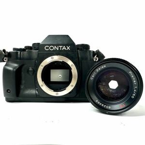 仙14 CPONTAX RX / Carl Zeiss Planar 50mm f/1.4 T* コンタックス 一眼レフ フィルム カメラ 通電確認済