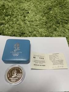 1992年 アルベールビル五輪 記念銀貨 箱付き ALBERTVILLE 92 オリンピック コレクション シルバー 保管品