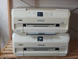 EPSON エプソン　インクジェットプリンタ複合機　EP-706A + EP-708A 2台一組　通電確認済　インク残量不足のため動作未確認　ジャンク