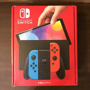  unused Nintendo Switch body have machine EL model neon blue neon red HEG-S-KABAA