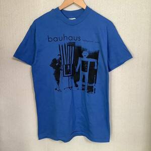 デッドストック 1980s-90s Bauhaus Telegram Sam 当時もの Hanes製 サイズM ゴシックロック 80s 90s Tシャツ ヴィンテージ 音楽