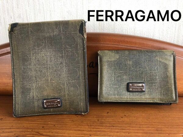FERRAGAMO 財布 パスケースセット　サルバトーレフェラガモ