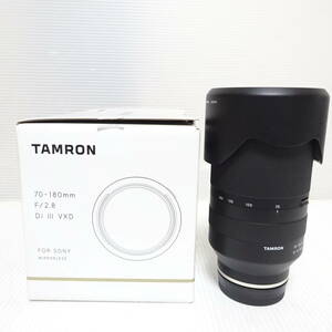 TAMRON 70-180mm F/2.8 Di Ⅲ VXD カメラレンズ 動作未確認 【80サイズ/同梱不可/大阪発送】【2375756/298/mrrz】