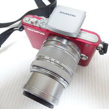 OLYMPUS PEN Lite E-PL3 デジタルカメラ RED 通電確認済み 【60サイズ/同梱不可/大阪発送】【2410033/191/mrrz】_画像6