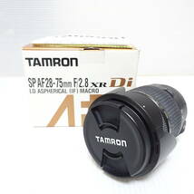 TAMRON SP AF 28-75mm F/2.8 XR Di カメラレンズ 動作未確認【60サイズ/同梱不可/大阪発送】【2410434/102/mrrz】_画像1