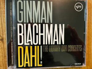 CD GINMAN BLACHMAN DAHL / THE LIBRARY BAR CONCERTS