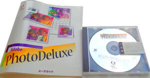 新古品 Adobe PhotoDeluxe Dos 5.0, Windows 3.1/95用 2種いずれか